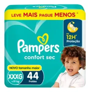 Fralda Pampers Confort Sec